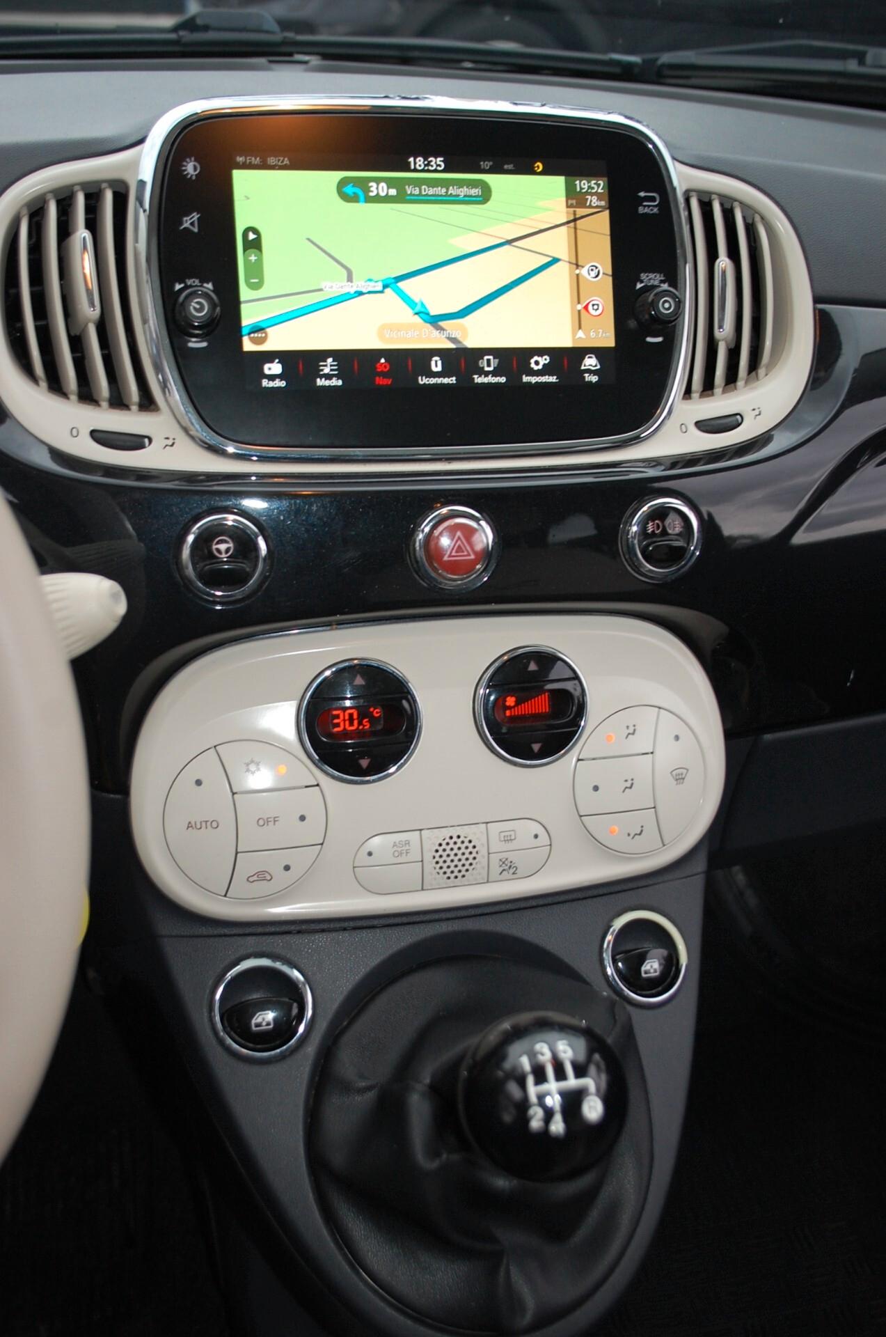 Fiat 500 1.2 Lounge Gpl 69CV Uff italy Navi Lega Tetto