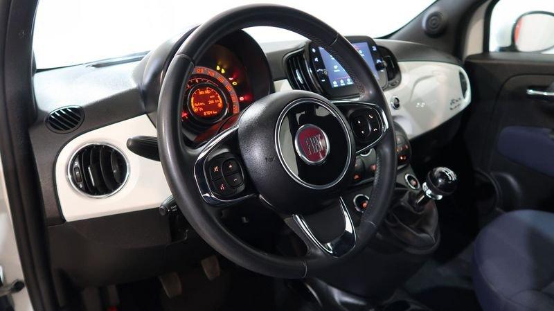 FIAT 500 Hybrid 1.0 70cv Ibrido Club # FENDI-CLIMA AUTOM-SENSORI PARCK #