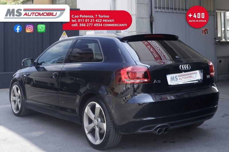 Audi A3 Audi A3 2.0 TDI 170 CV F.AP. QUATTRO S Line TETTO APRIBILE Unicoproprietario