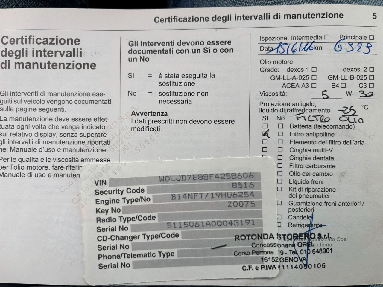 Opel Mokka 1.4 Turbo Ecotec 140CV 4x2 Cosmo TAGLIANDI OPEL