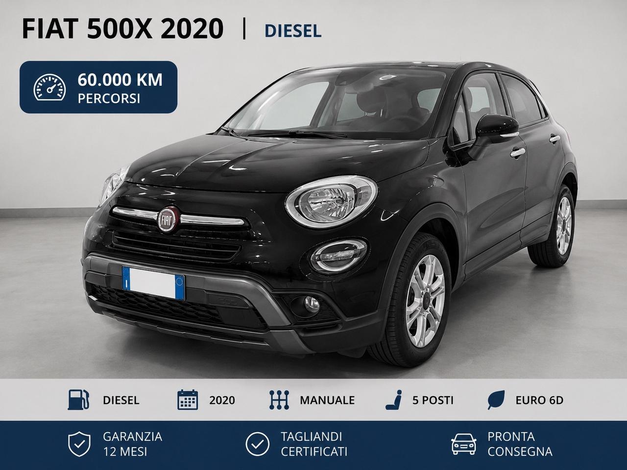 Fiat 500X 1.3 MultiJet 95 CV City Cross 63000km