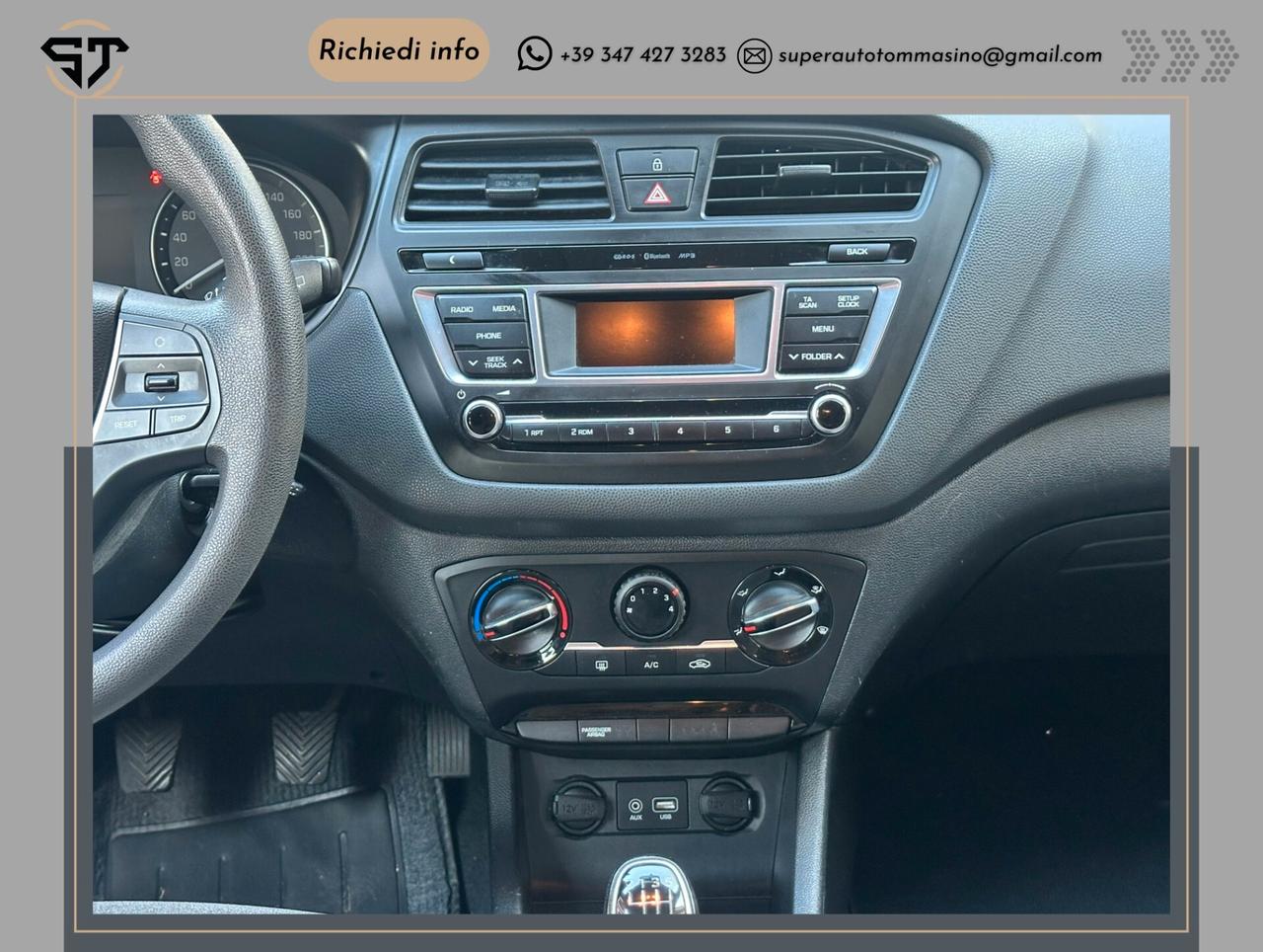 Hyundai i20 1.1 CRDi 75 CV 5 porte KM 84.000 Certificati