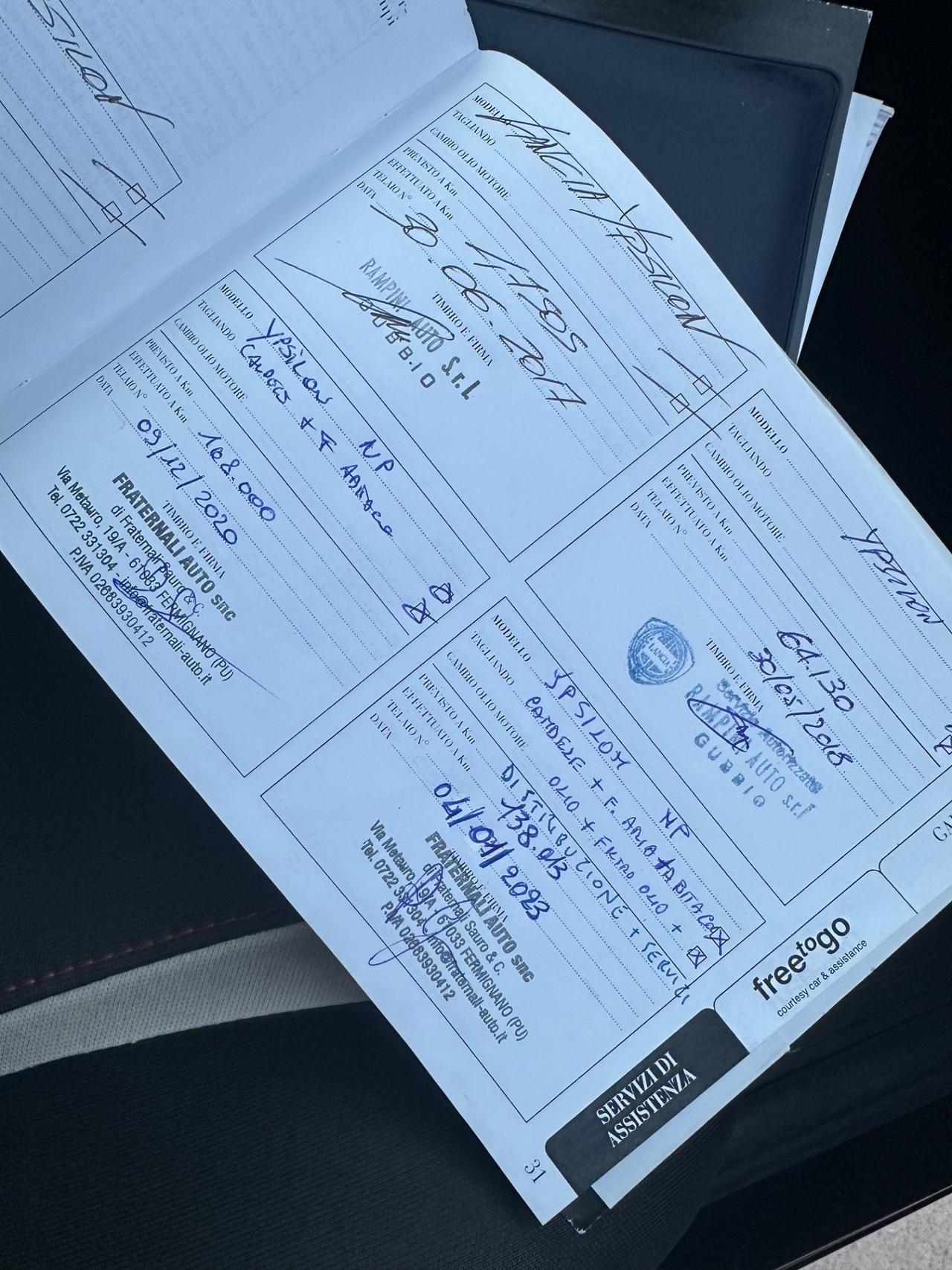 Lancia YPSILON 0.9 METANO ELEFANTINO 2015