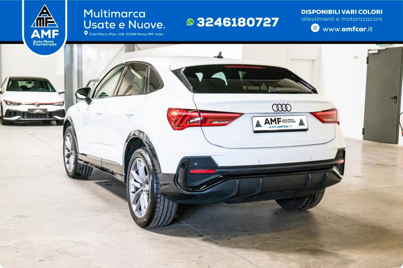 Audi Q3 Sportback 45 TFSIe S-Line Fari Matrix
