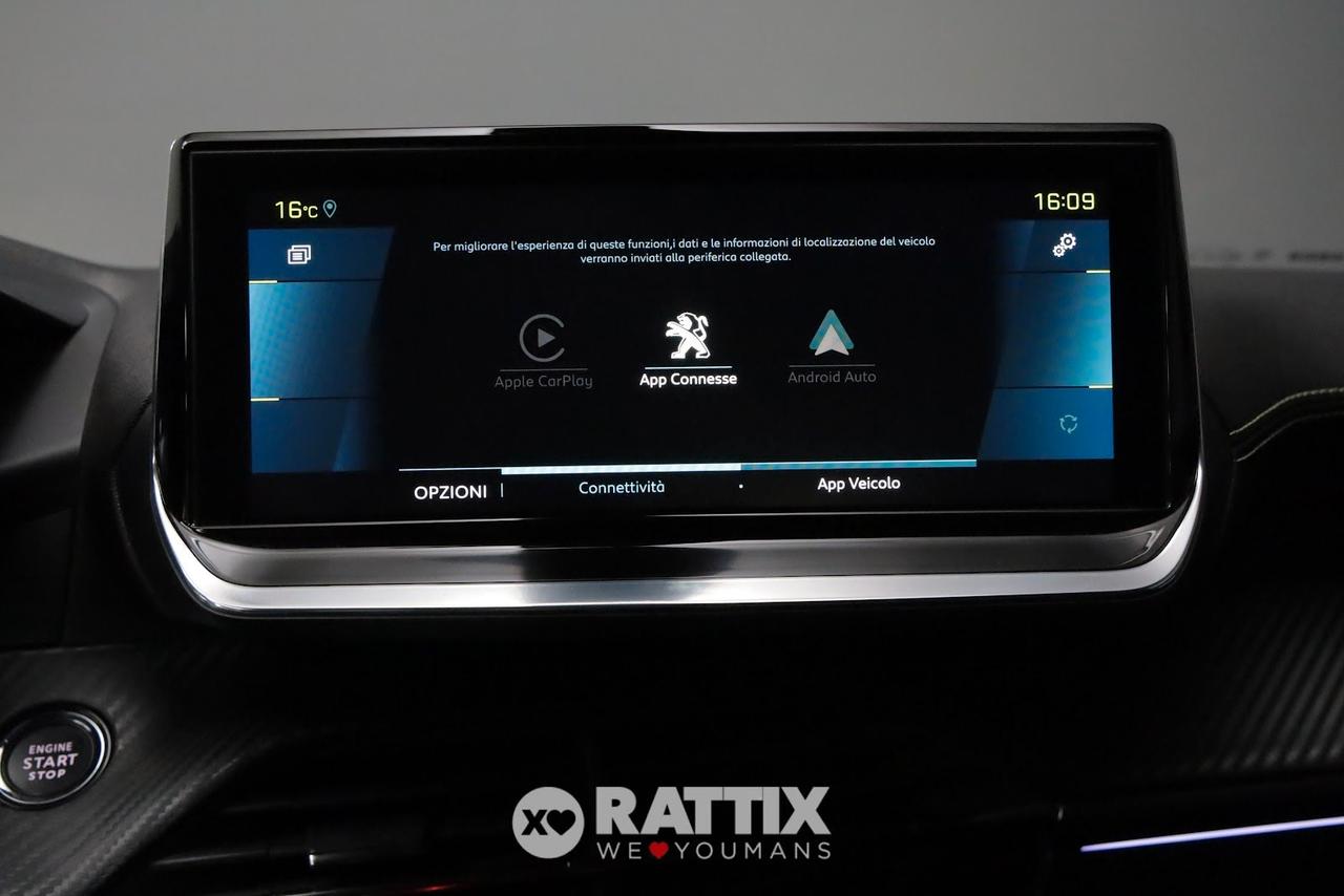 Peugeot e-2008 motore elettrico 100kW GT