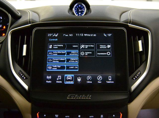 MASERATI Ghibli V6 Diesel Km 29.000 -Tetto-Pelle Beige-Iva Esp