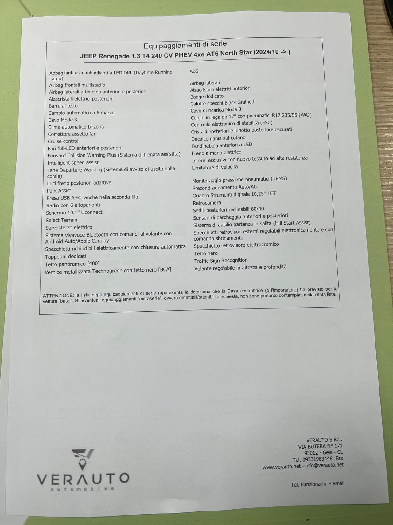 Jeep Renegade 1.3 possibilità trasformazione AutocarroN1