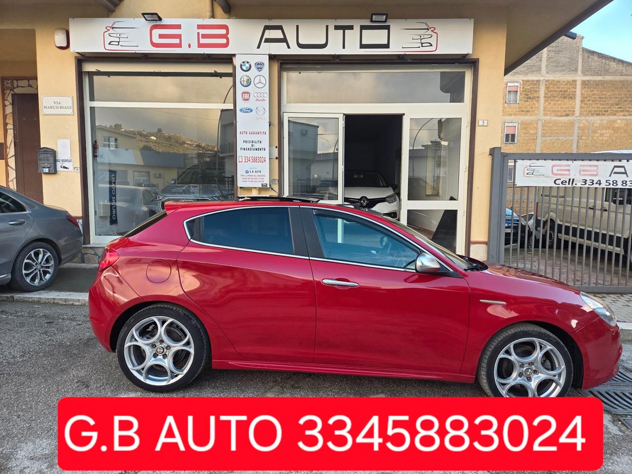 ALFA GIULIETTA 2.0 JTDM TETTO APRIBILE KM 120000 CERTIF