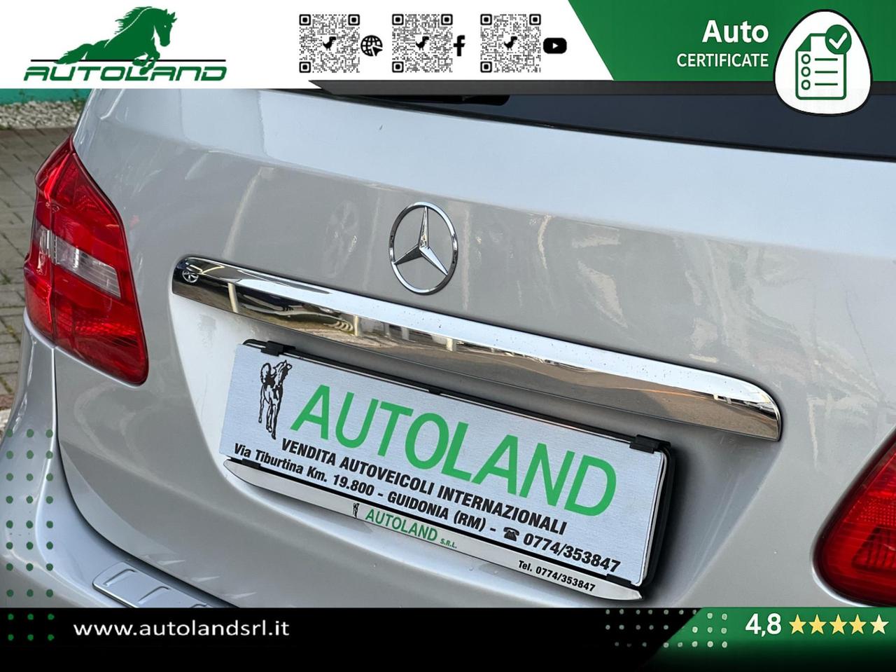 Mercedes B 180 CDI BlueEfficiency Automatica Pelle
