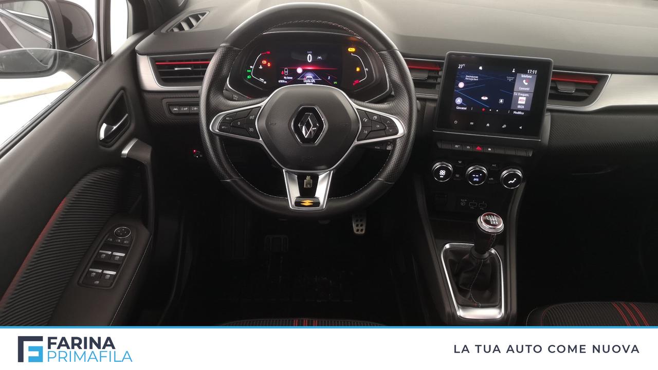 RENAULT Captur II 2019 - Captur 1.0 tce RS Line Gpl 100cv