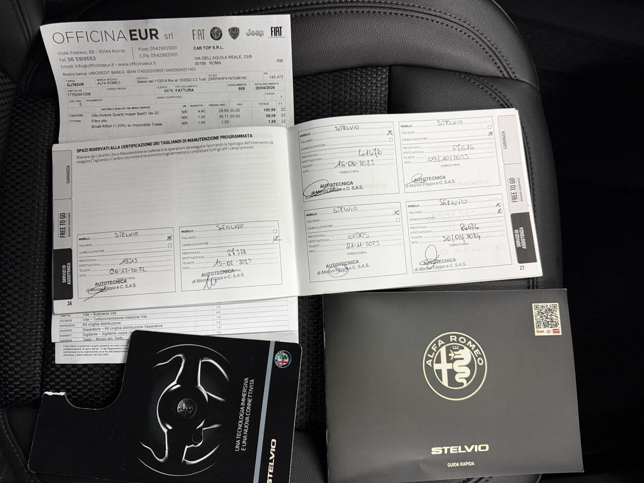 Alfa Romeo Stelvio 2.2 TD 190 CV SPRINT Q4 DISTRIBUZIONE ESEGUITA