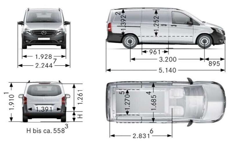 Mercedes-benz Vito 1.7 110 CDI Passo Lungo Furgone Long