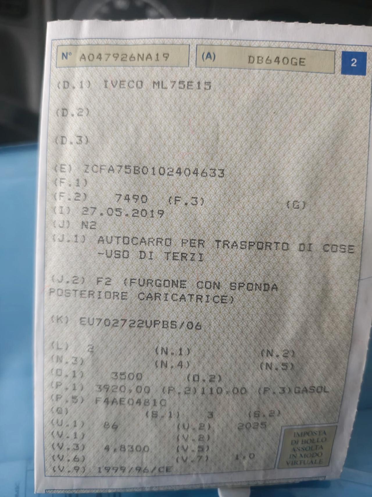 Iveco Eurocargo 75E15