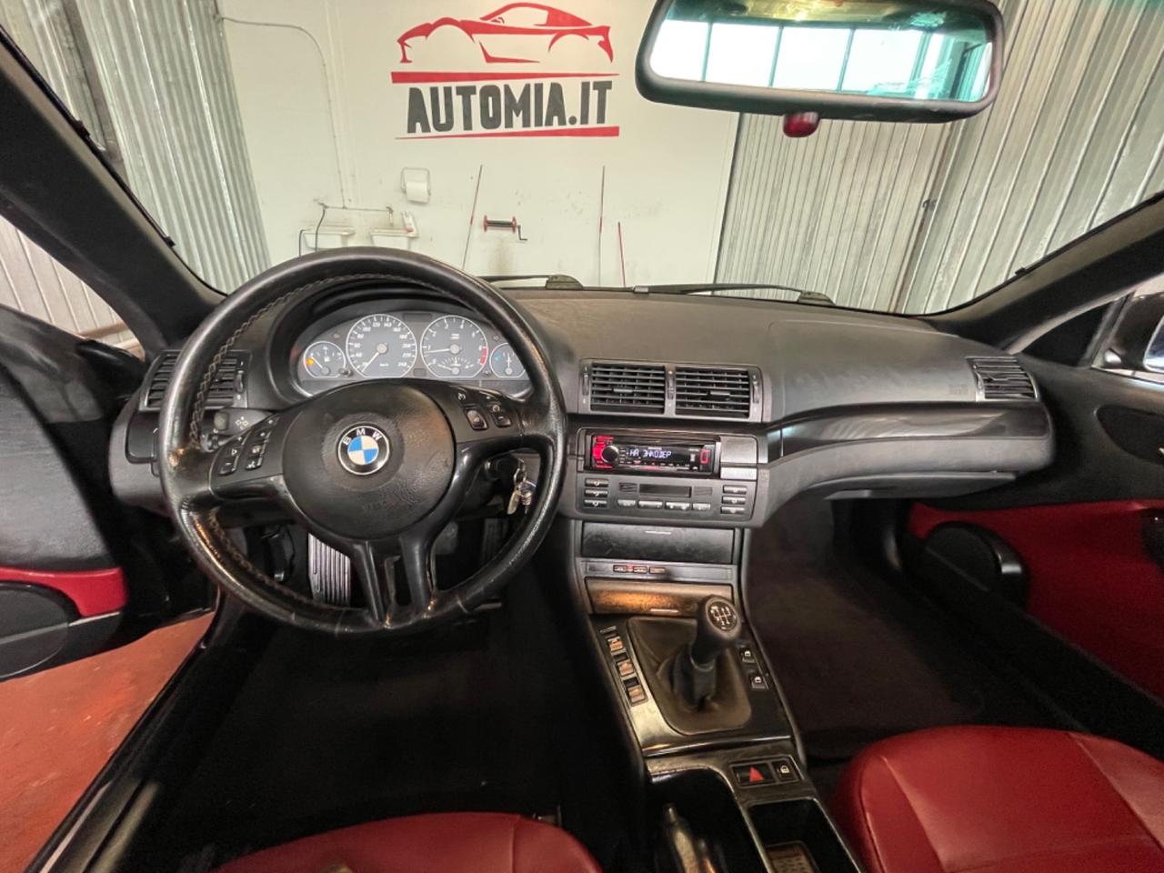 Bmw 330 CI cat Cabrio pelle rossa assetto