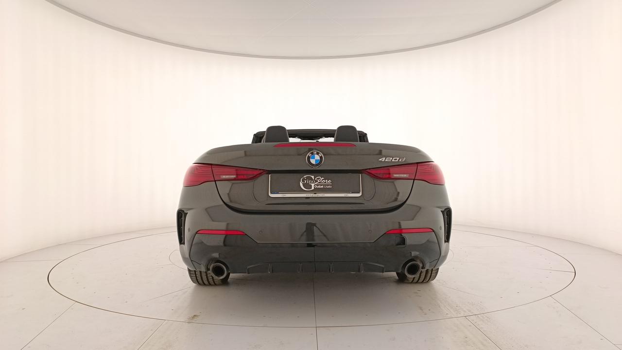 BMW Serie 4 G23 LCI 2024 Cabrio - 420d Cabrio mhev 48V MSport Pro auto