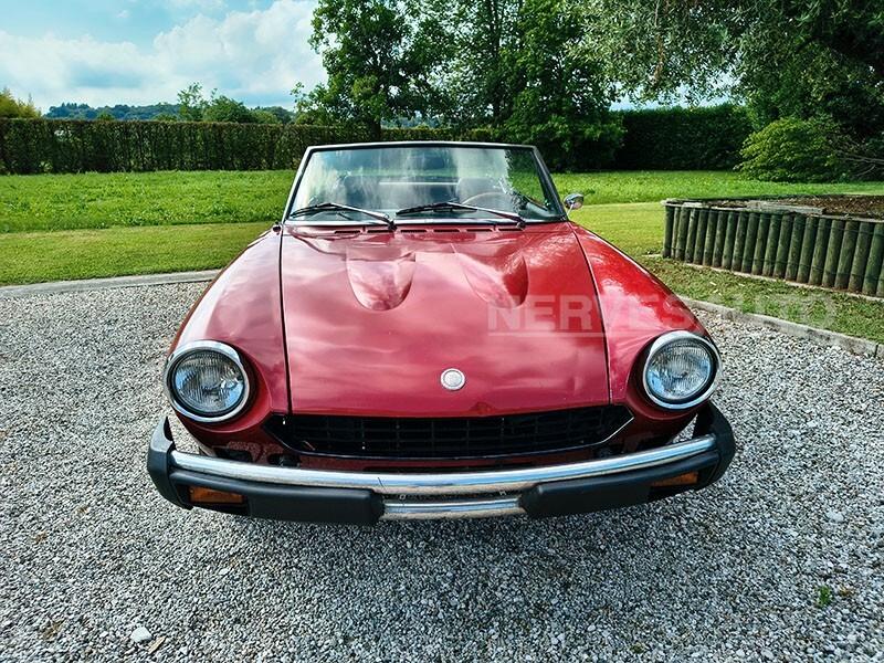 Fiat 124 Spider 1800 – Rossa Interni Neri CRS Anno 1975