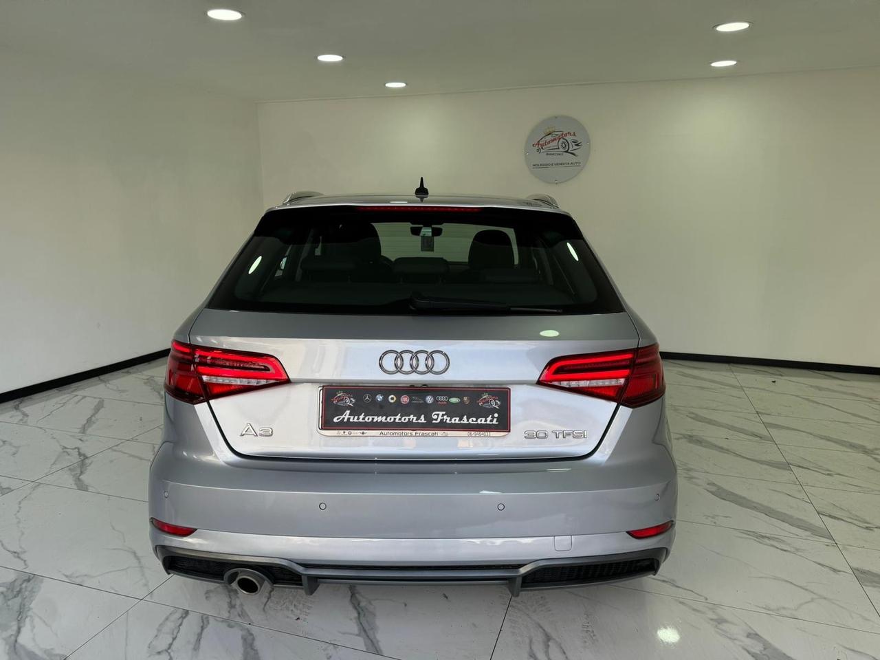 Audi A3 SPB 30 TFSI S tronic S-LINE-VIRTUAL-GARANTITA-2019