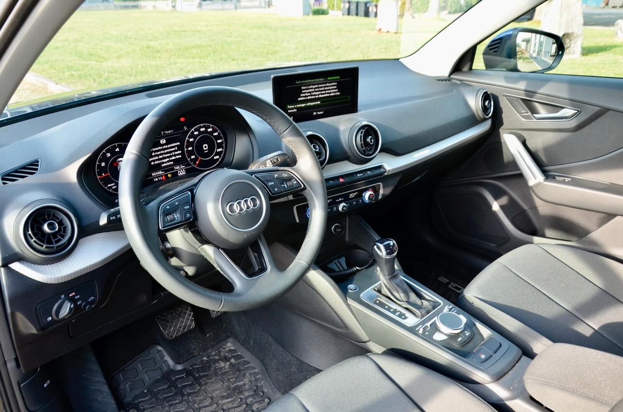 AUDI Q2 35 1.5 TFSI BUSINESS ADVANCED 150cv S-TRONIC, GAR. AUDI 4/27, SERVICE AUDI, UNICOPROPRIETARIO, UFF ITALIANA, GANCIO TRAINO, APPLE ANDROID, PERMUTE