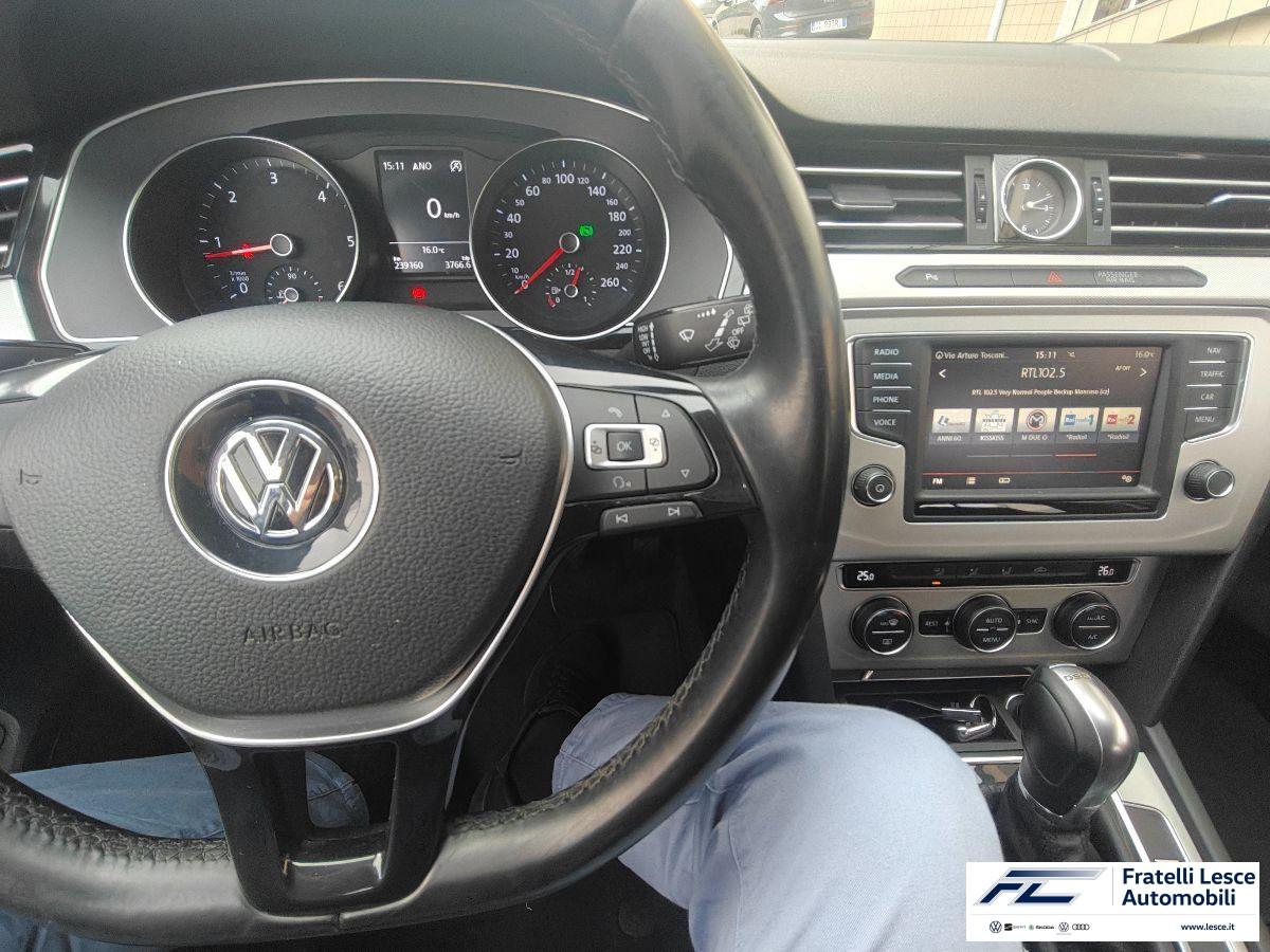VOLKSWAGEN - Passat Variant Variant 1.6 tdi Business (businessline) 120cv dsg