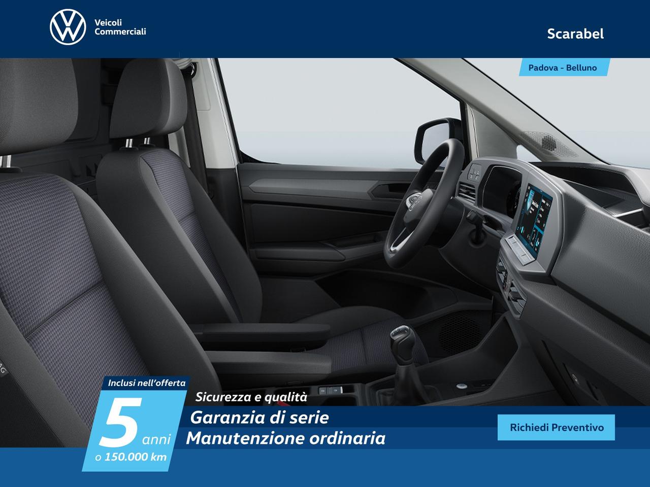 Volkswagen Caddy cargo 2.0 tdi 102cv business my24