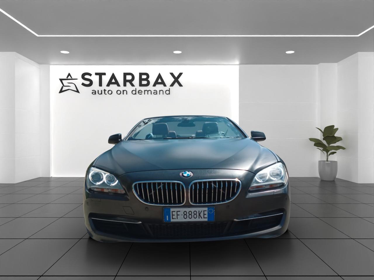 Bmw 640i Cabrio Futura Head Up display Interni in pelle FULL