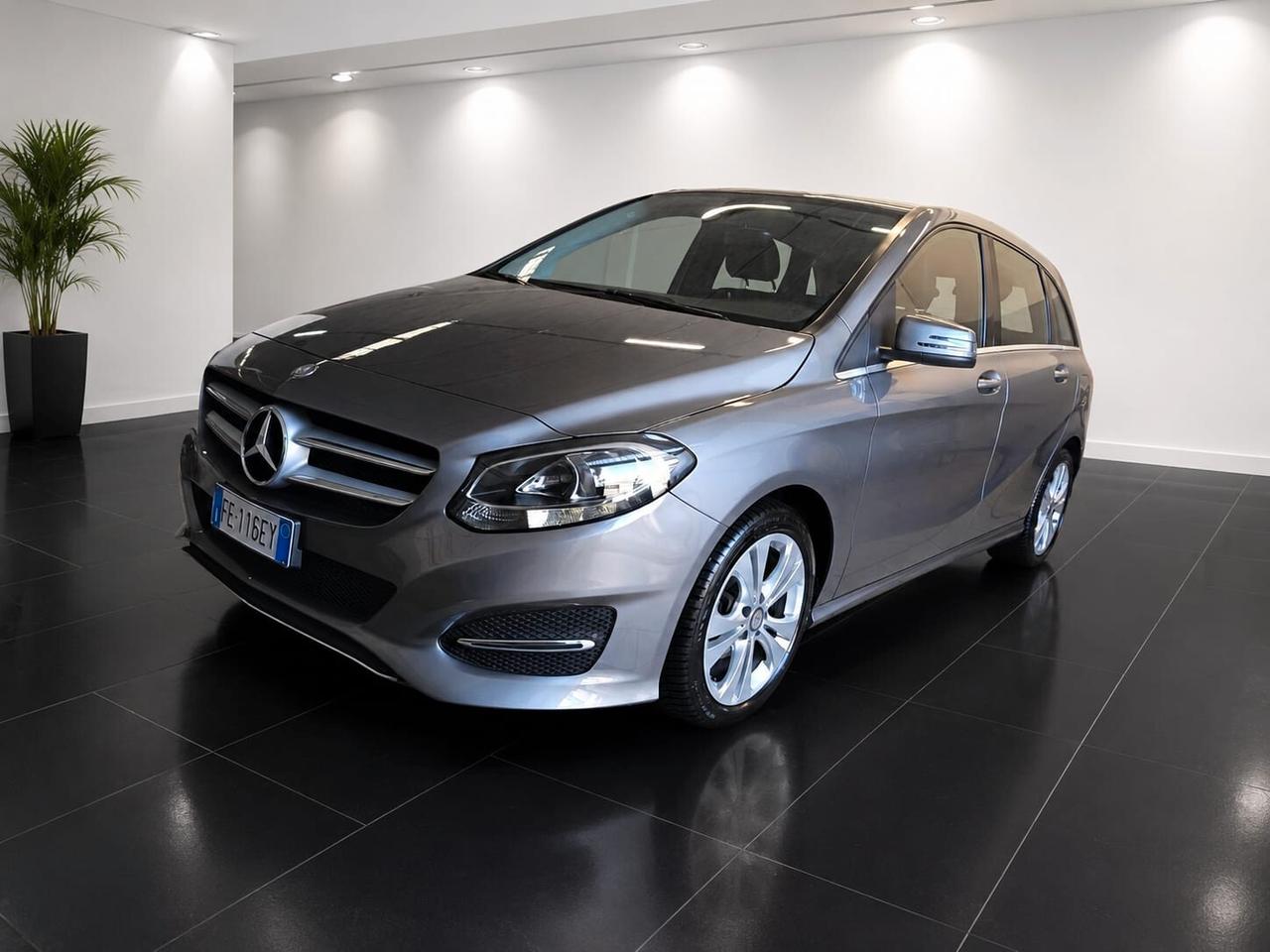 MERCEDES CLASSE B 2016 180 CDI PREMIUM AUTOMATICA 7G – EURO 6 – UNICO PROPRIETARIO – GARANZIA 12 MESI