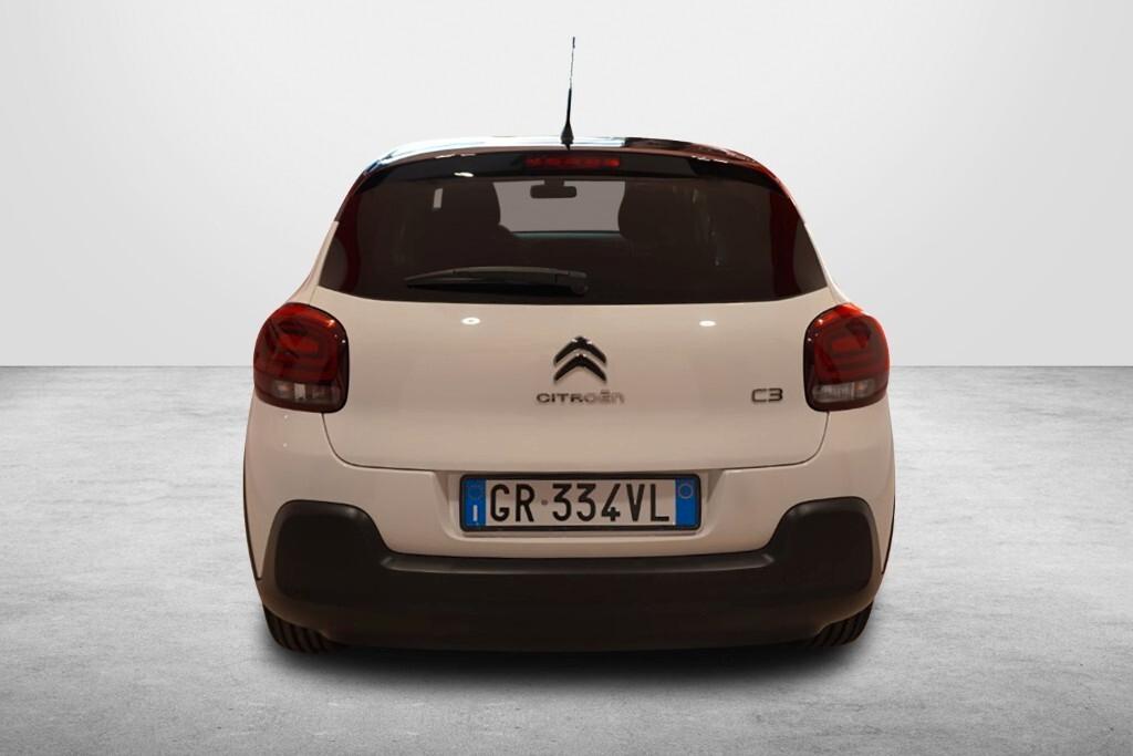 CITROEN C3 1.5 BLUEHDI 100CV 6M. SeS SHINE ( FARI LED - CRUISE - MIRROR - SENSORI POST. - TETTO BICOLORE )