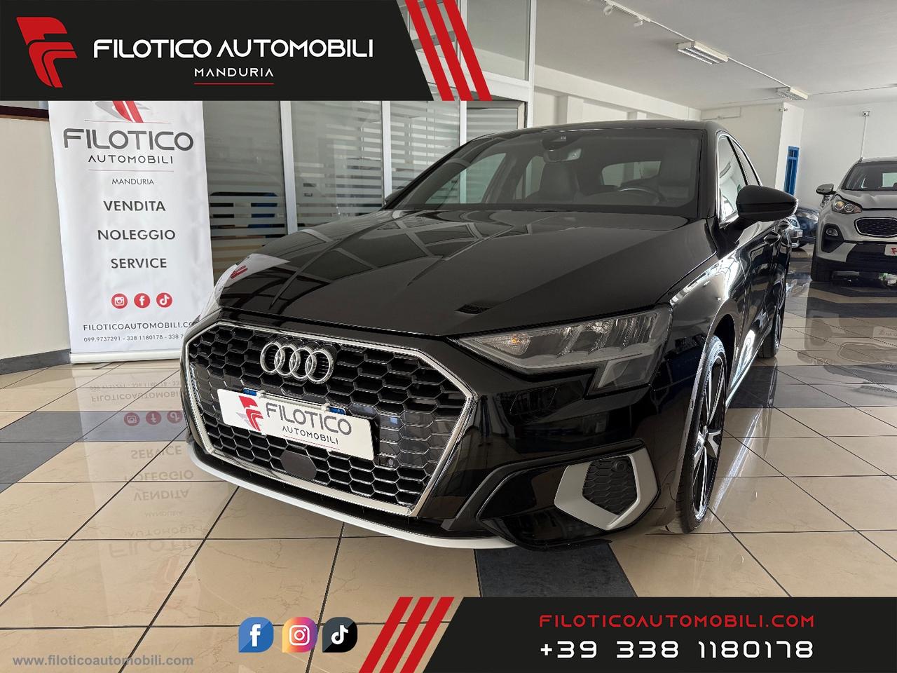 AUDI A3 SPB 35 TDI 150CV S tronic Business Advanced PACK SLINE - LED - LUCI D'AMBIENTE