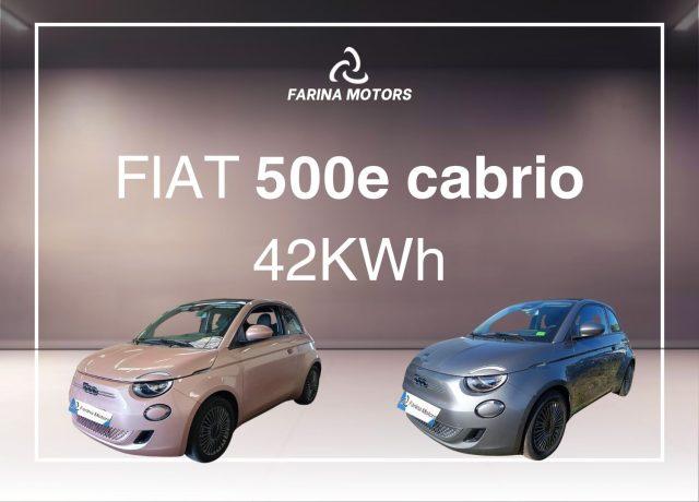 FIAT 500 Icon Cabrio 42 kWh - NEOPAT.- Cam - Carplay