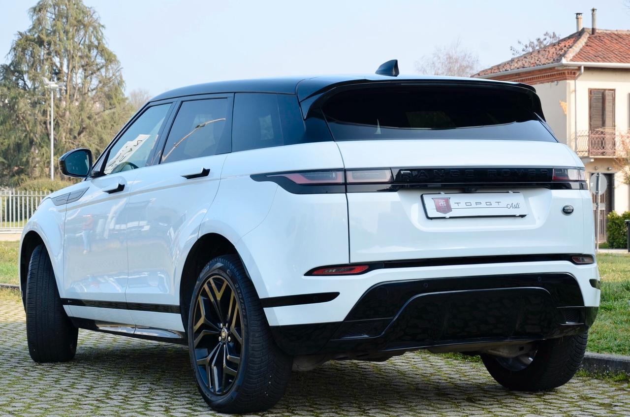 LAND ROVER RANGE ROVER EVOQUE 2.0d i4 MHEV R-DYNAMIC HSE AWD 150cv AUTO, UNICOPROPRIETARIO, PERFETTA, UFF ITALIANA, EURO 6D, NAVI, RETROCAMERA, 20", PERMUTE
