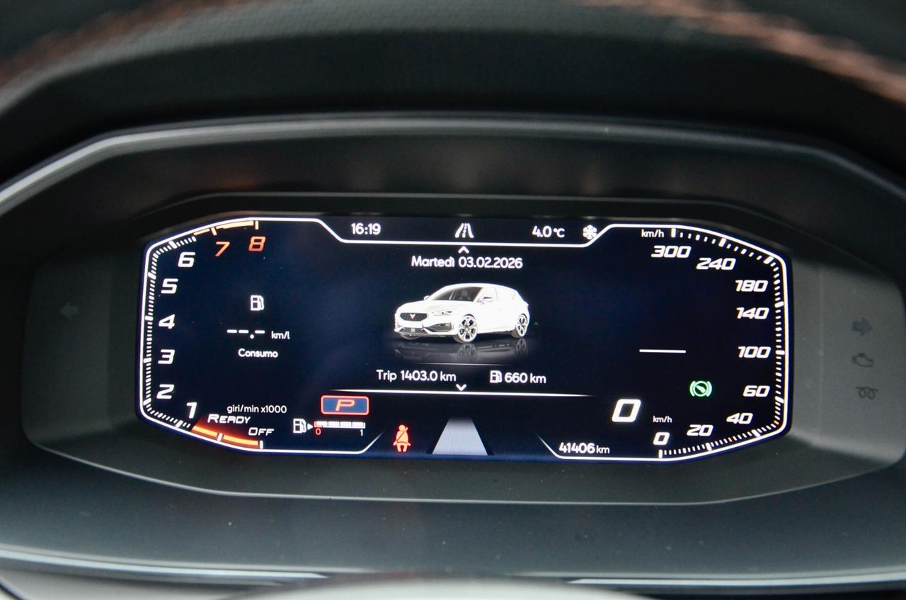 CUPRA LEON 1.5 HYBRID 150cv DSG, UNICOPROPRIETARIO, SERVICE UFF CUPRA, UFF ITALIANA, FULL LED, RETROCAMERA, APPLE ANDROID, PERMUTE