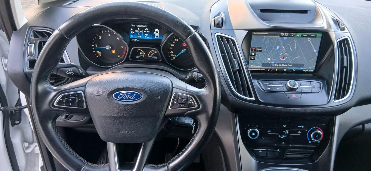 FORD C-MAX 1.5 TDCi 95CV TITANIUM KM. TAGLIANDI CERTIFICATI