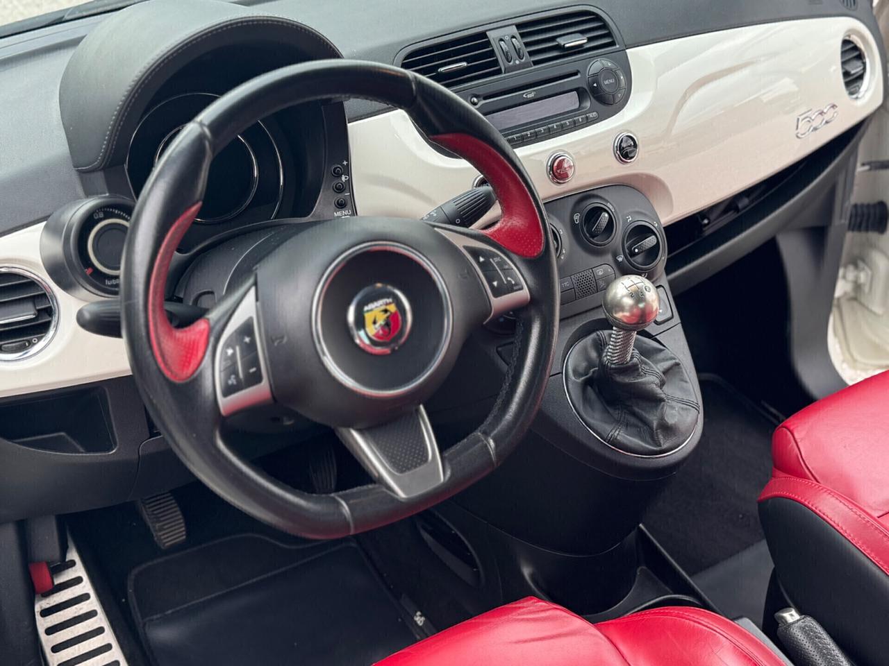 Abarth 595 1.4 Turbo T-Jet 160 CV Pelle Rossa !