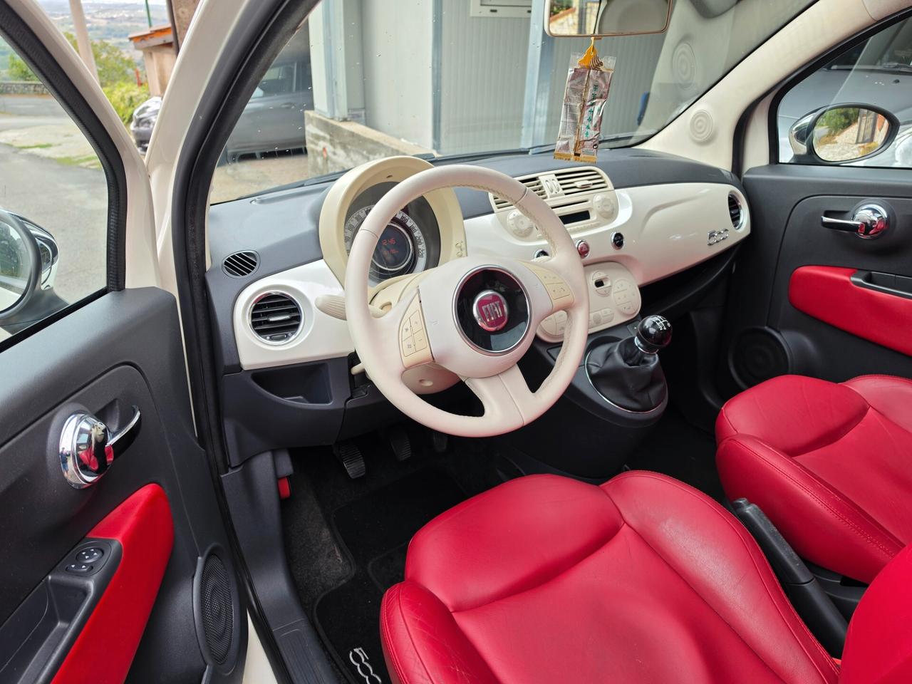 Fiat 500 1.2 Lounge *Pelle*Tetto*bianco perla