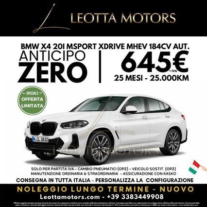 Bmw X4 xDrive20i MHEV MSPORT 184CV AUT.