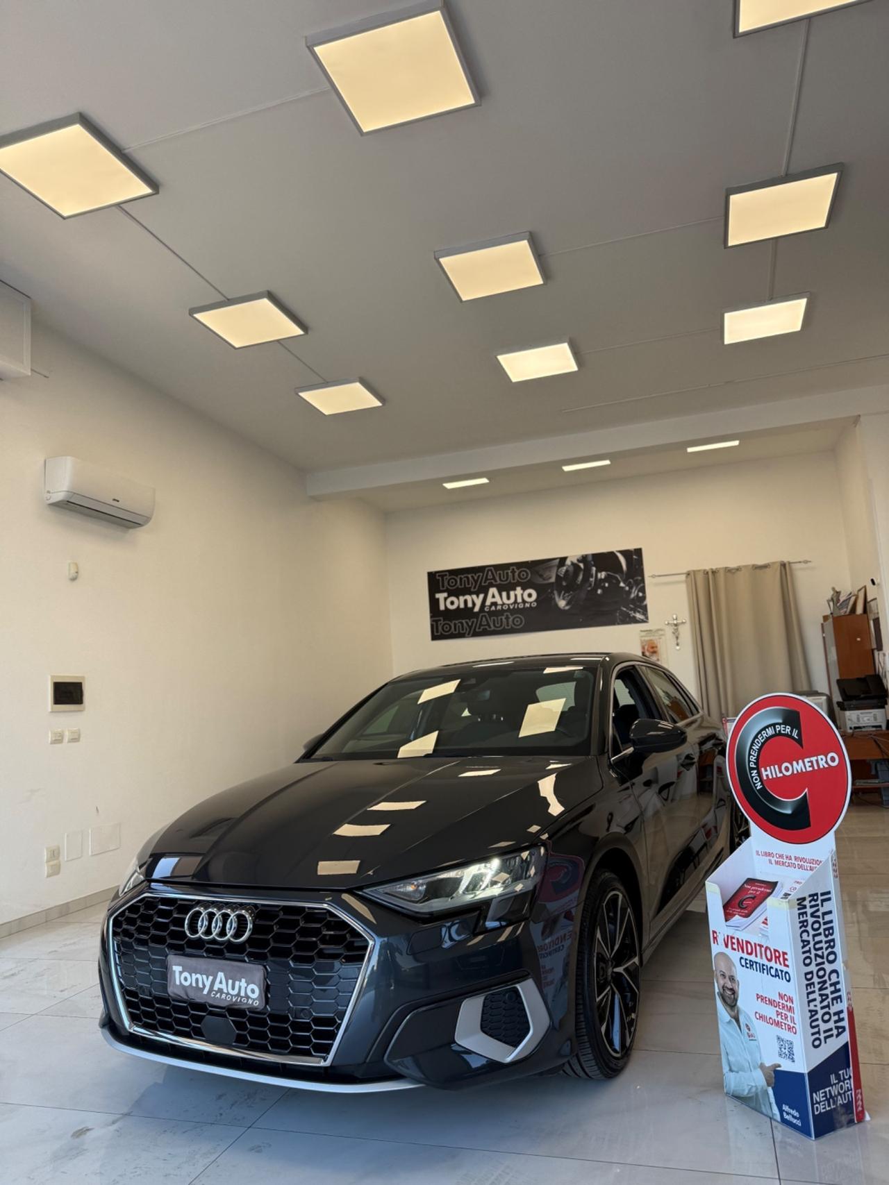 Audi A3 SPORTBACK 30 TDI s-tronic VIRTUAL COCKPIT,NAVI,FARI LED,APPLE CARPLAY, AZIENDALE ITALIA