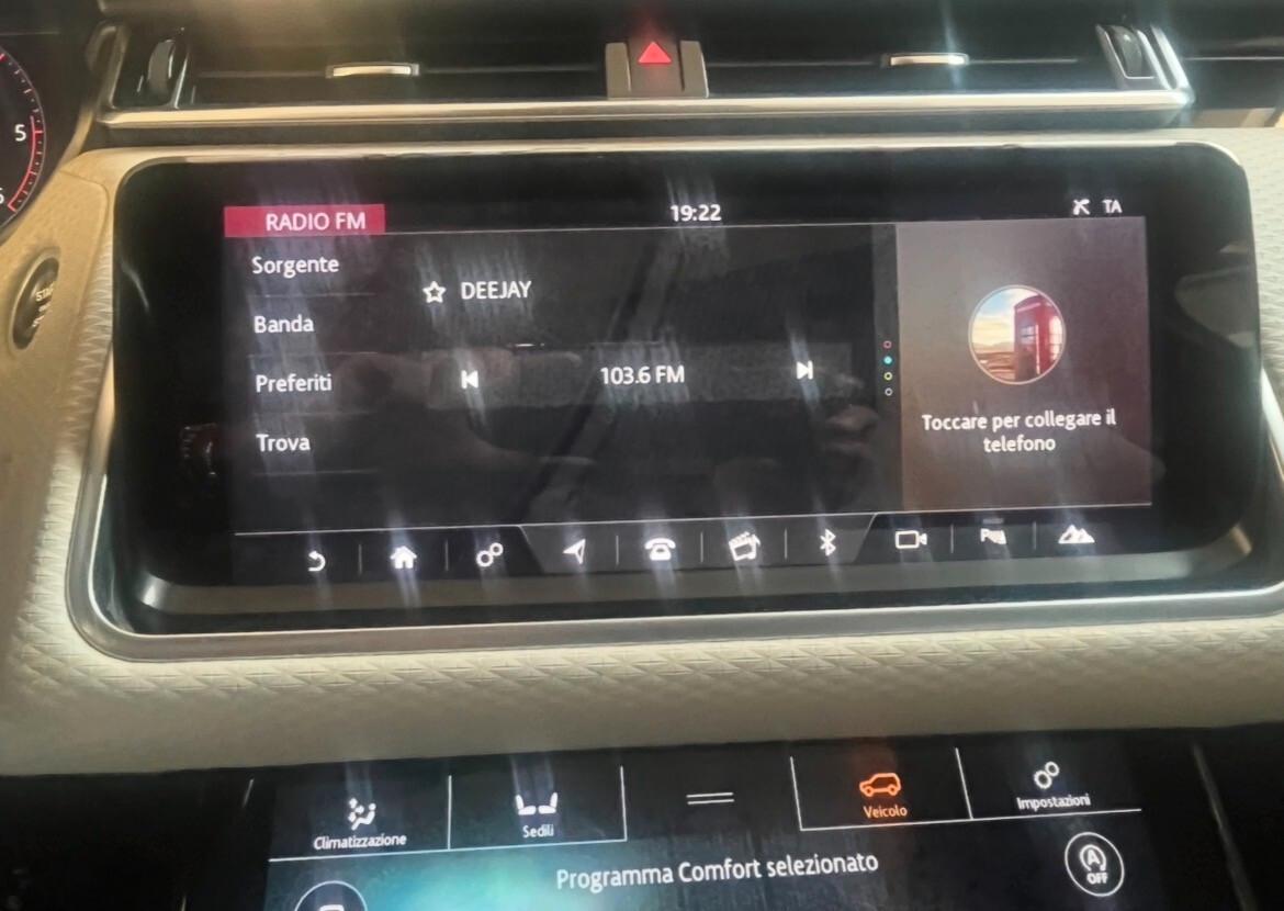 RANGE ROVER VELAR R-DYNAMIC SE 5p 3.0 D V6 300CV SE TETTO NAVI CERCHI 21 VIRTUAL