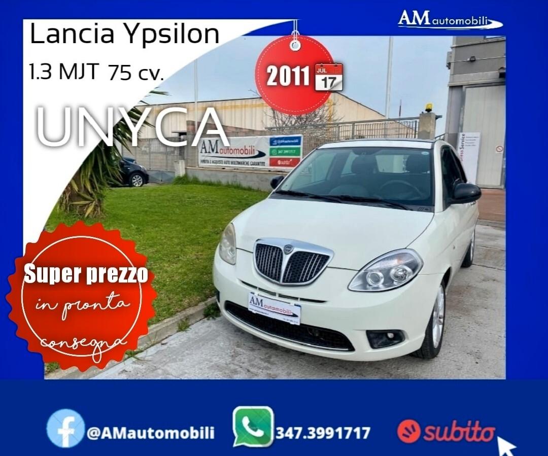Lancia Ypsilon 1.3 MJT 75 cv. Unyca