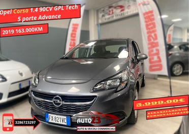 Opel Corsa 1.4 90CV GPL Tech 5 porte Advance