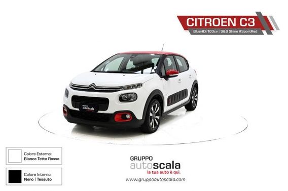 CITROEN C3 BlueHDi 100cv S&S Shine #SportRed