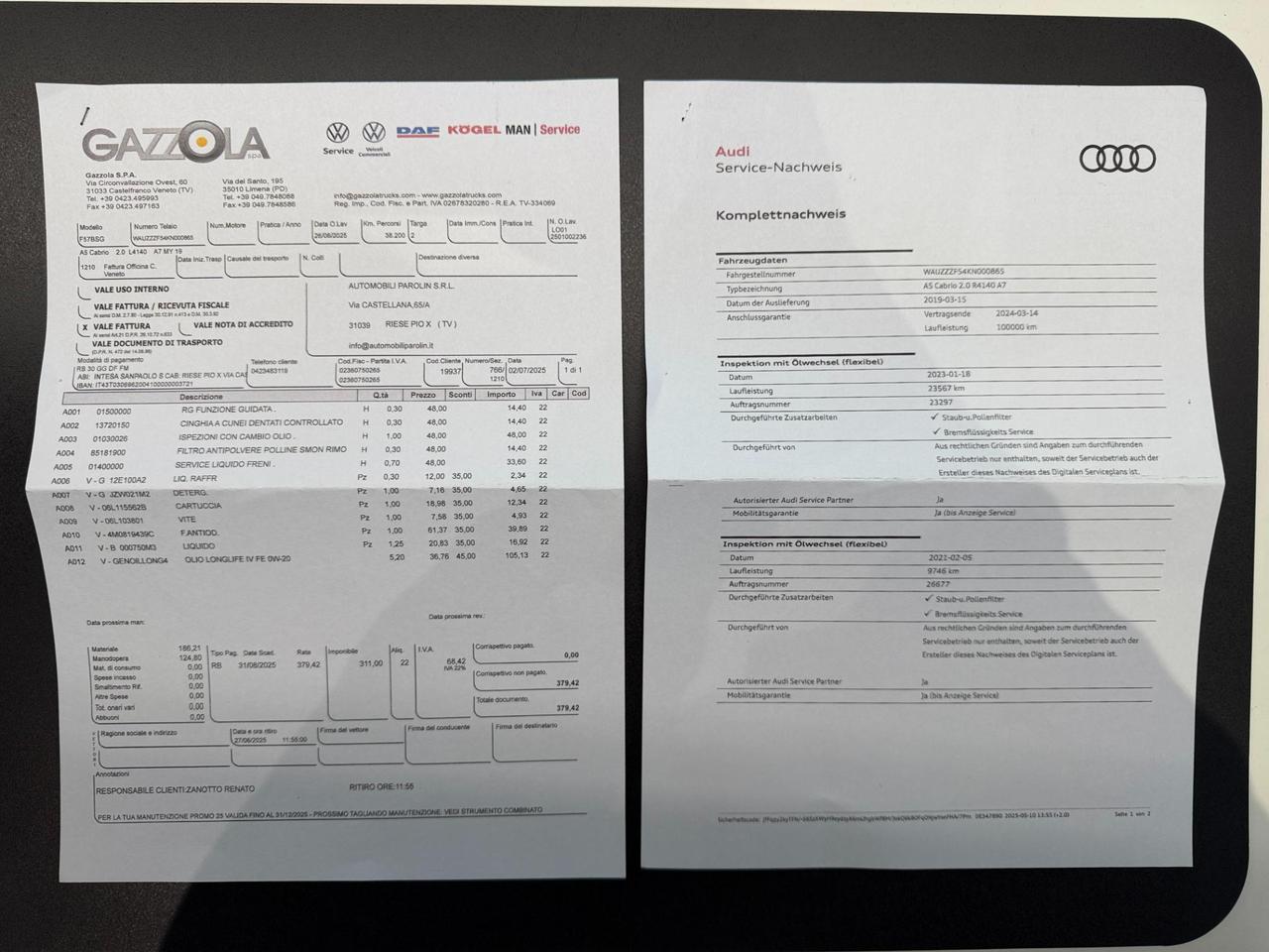 Audi A5 Cabrio 40 2.0 tfsi mhev S-tronic S-Line Business Sport