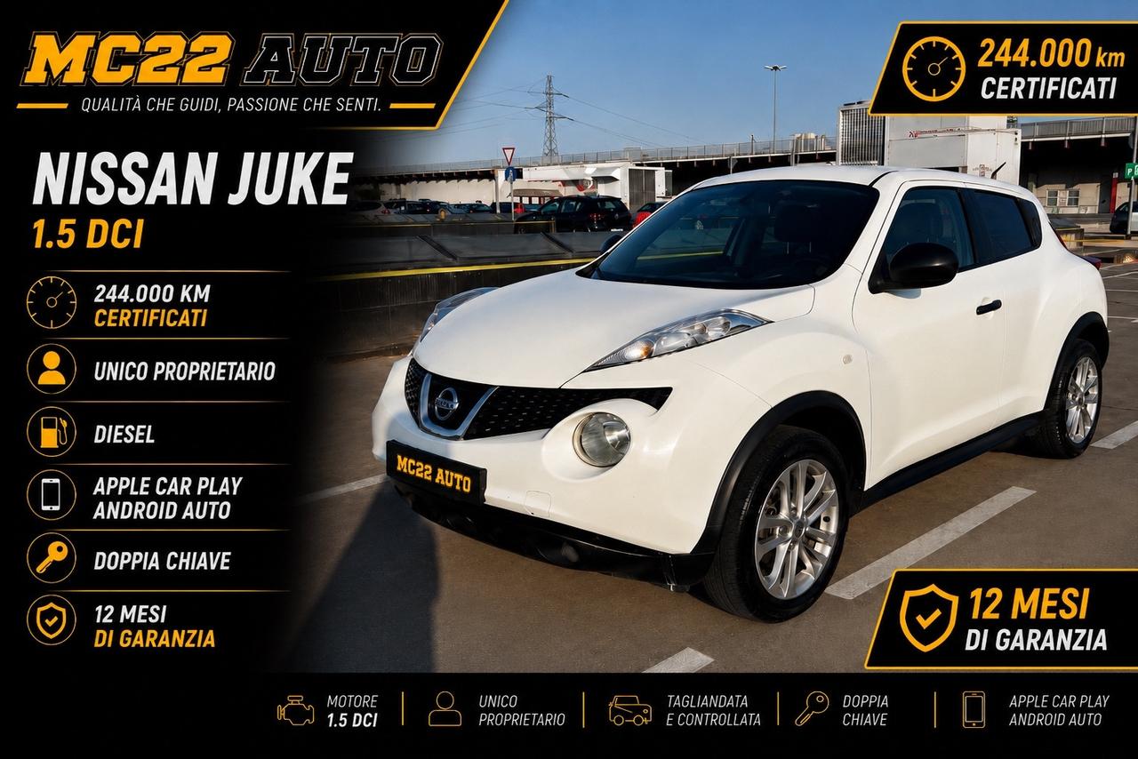 Nissan Juke 1.5 dCi Ok neopatentati 12 mesi Garanzia