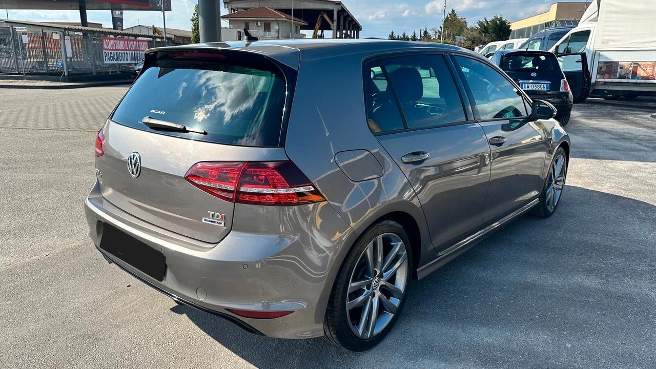Volkswagen Golf 1.6 TDI 110 CV DSG R-LINE BlueMotion Tech-KM CERTIFICATI UNICO PROPRIETARIO