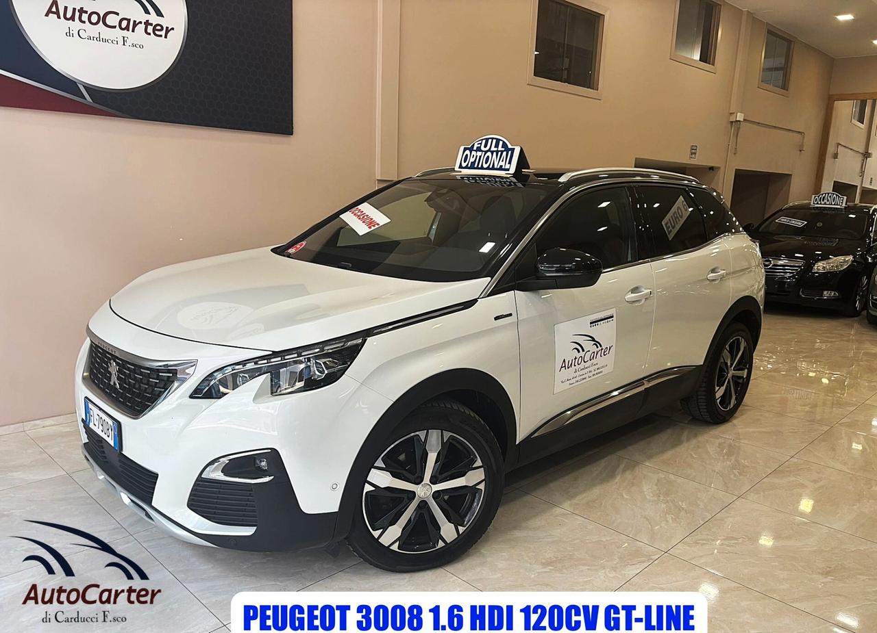 Peugeot 3008 1.6 Blue-HDI 120CV GT-LINE