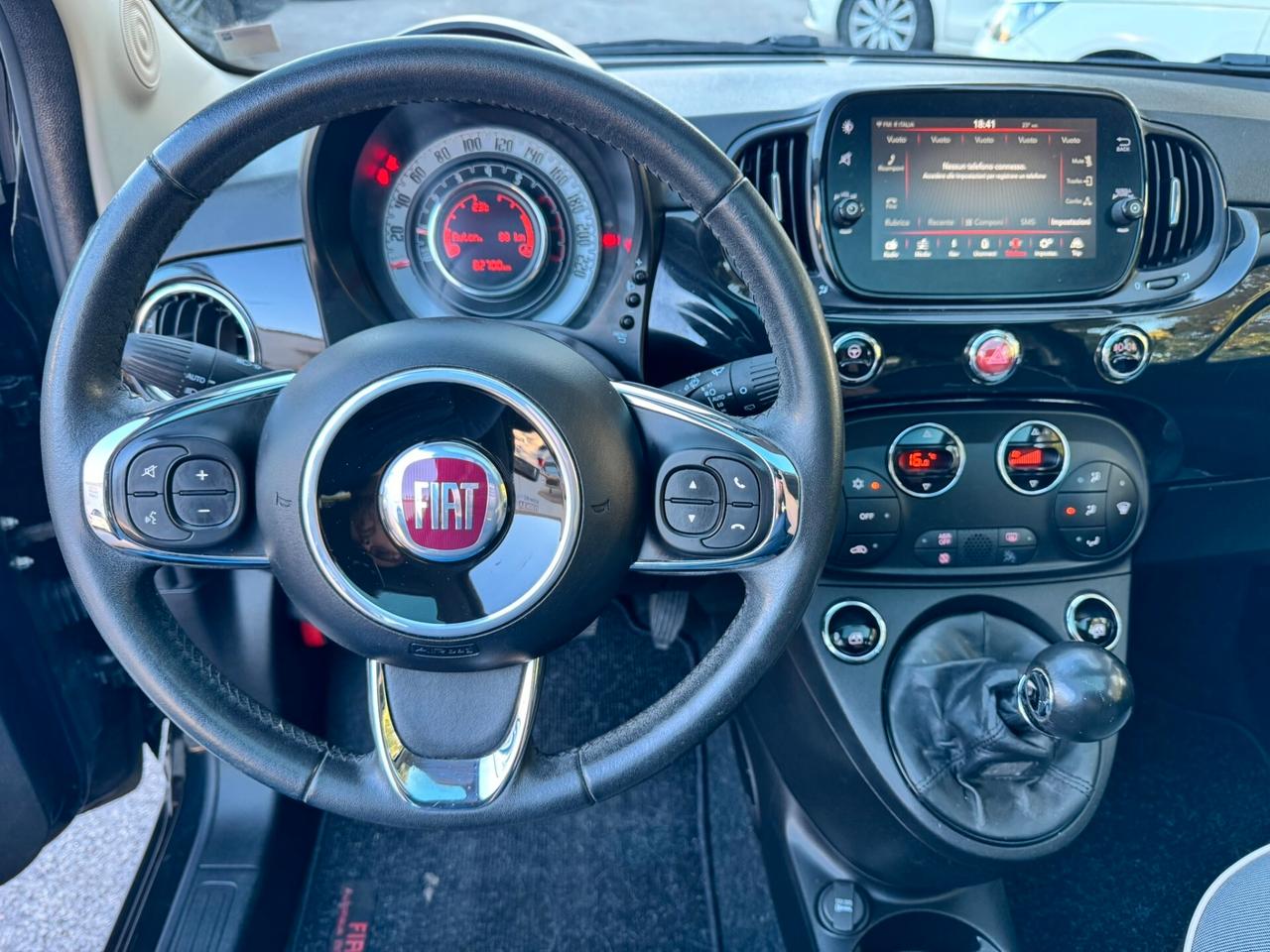 Fiat 500 1.2 Lounge - Tetto, Carplay, Sensori