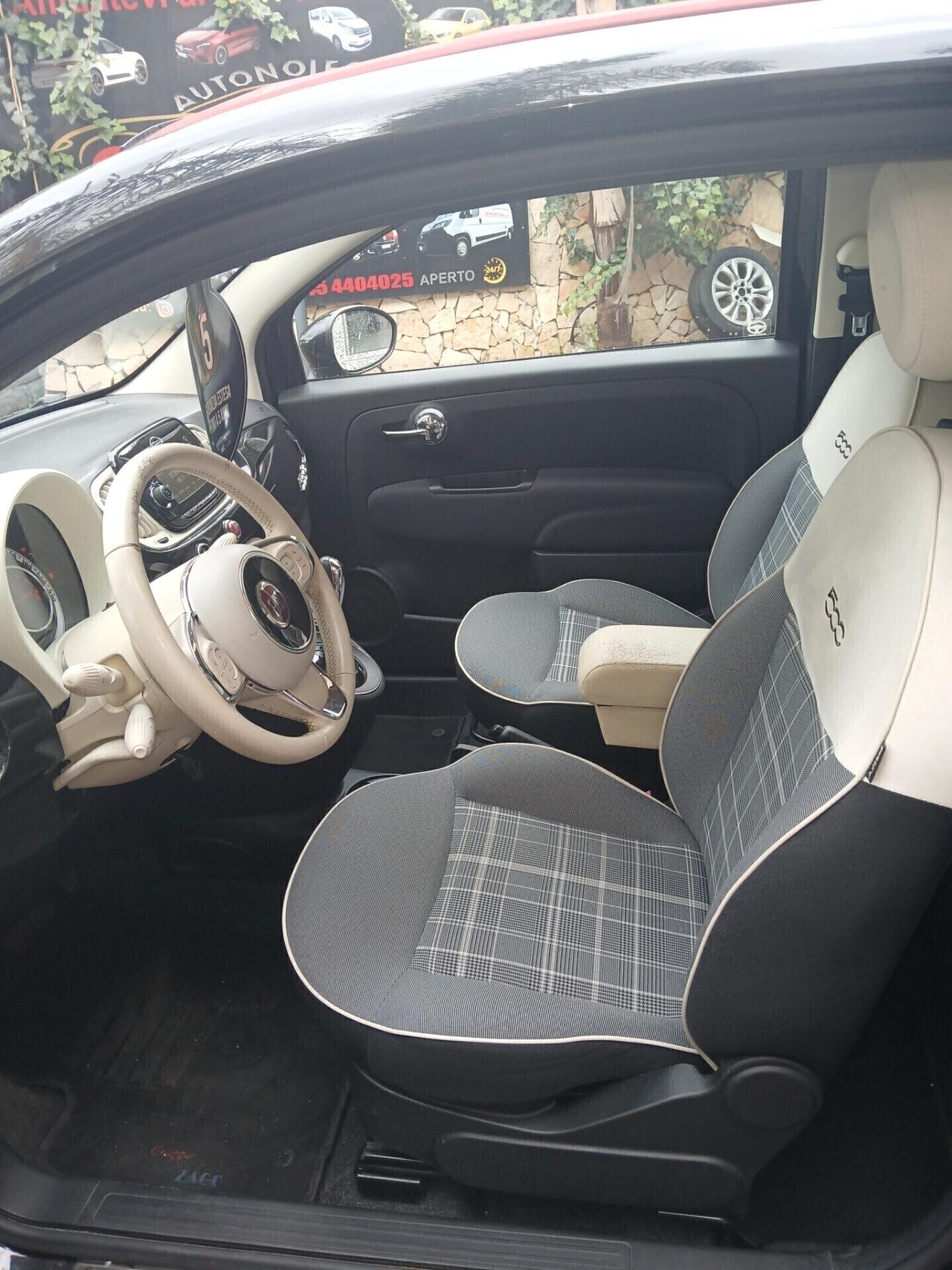 fiat 500 cabrio 2019 automatica 11500