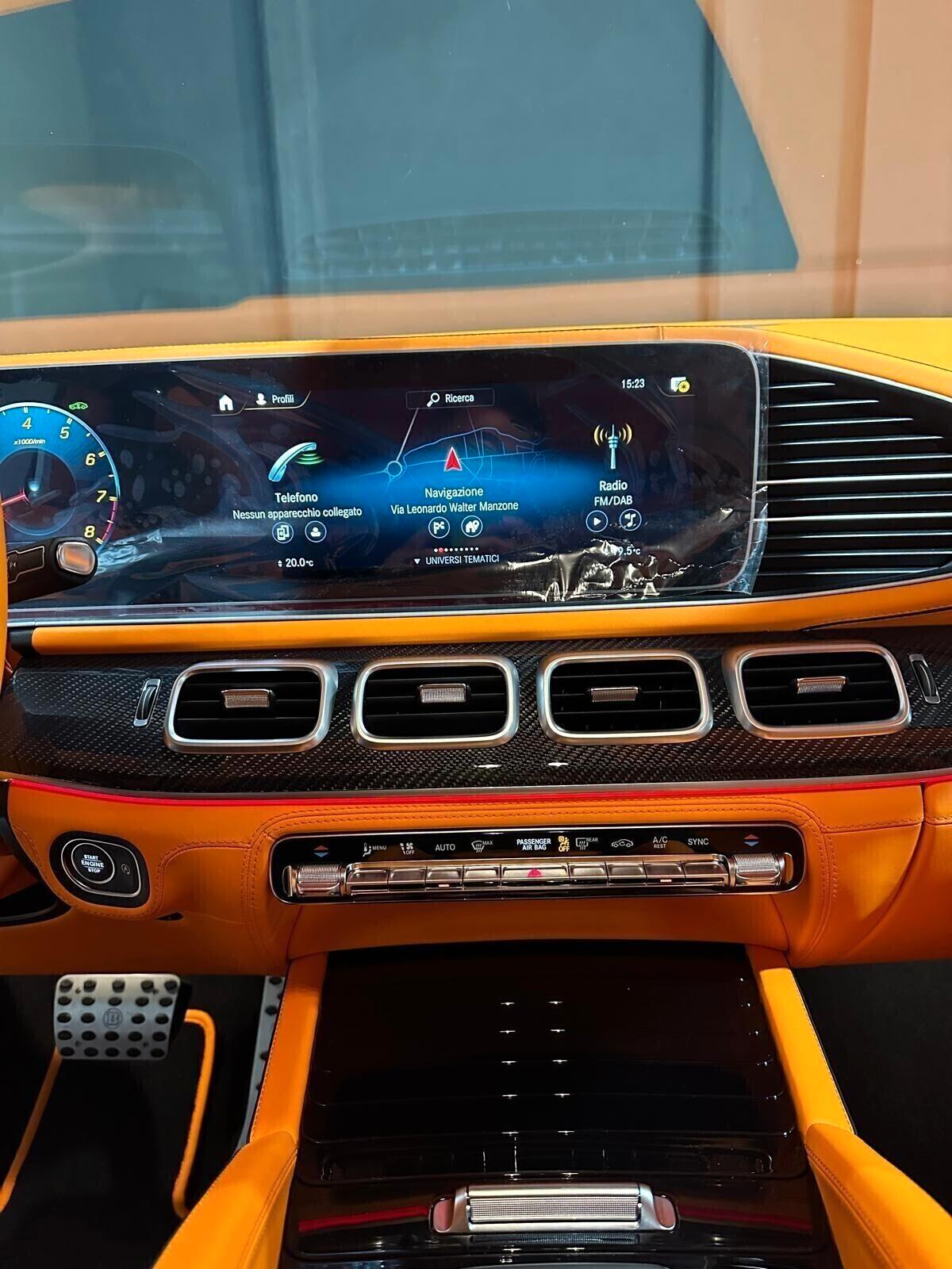 Mercedes-benz GLS 63 S AMG BRABUS 800/FULL ORANGE WIDESTAR/EXCLUSIV LEATHER^IVA ESPOSTA^