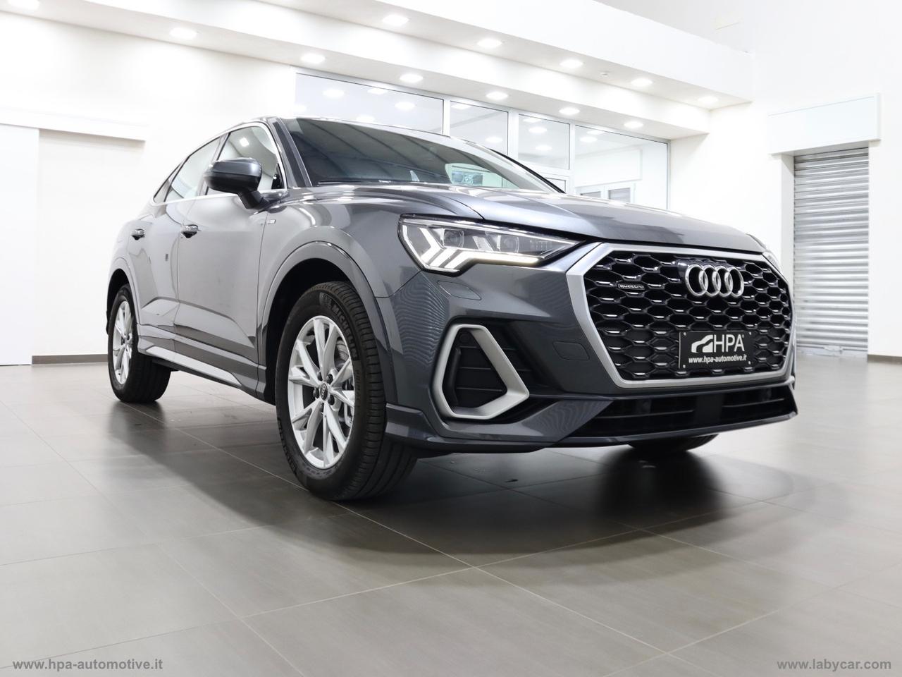 AUDI Q3 SPORTBACK 2.0TDI 200CV S-tronic S-LINE NAVI MATRIX LED PELLE QUATTRO RETROCAMERA