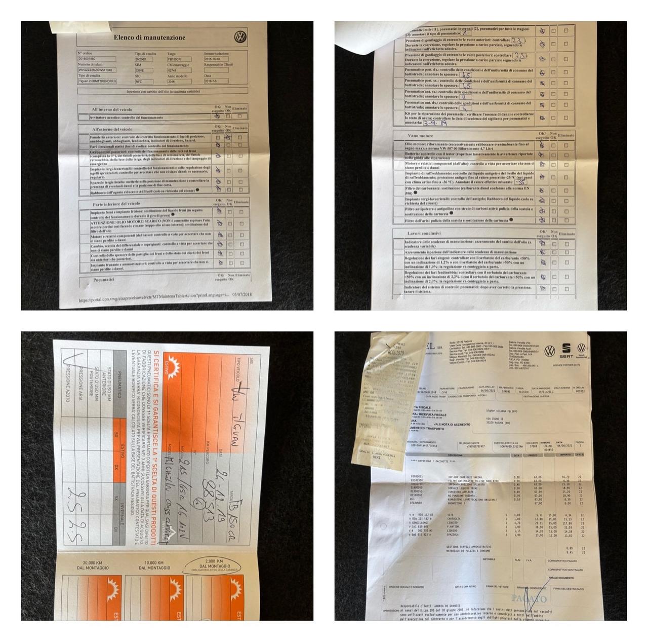 Volkswagen Tiguan 2.0 TDI euro6. garanzia 12mesi