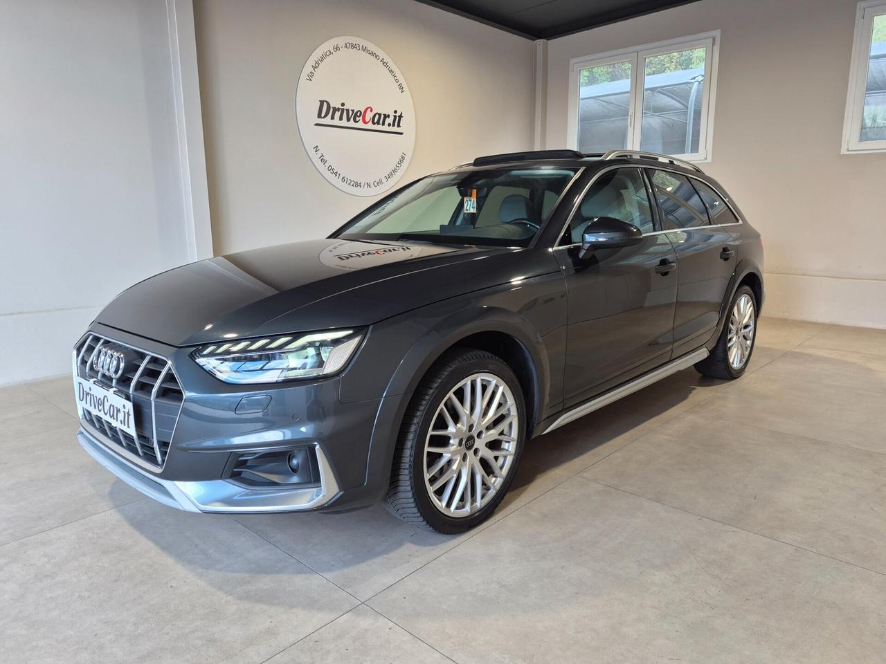 Audi A4 allroad QUATTRO 2.0 TDI/MHEV IDENTITY CONTRAST 204CV S-TRONIC C. SPORT 19" TETTO APRIBILE FARI MATRIX NAVI MMI PLUS ACC RETROCAM.